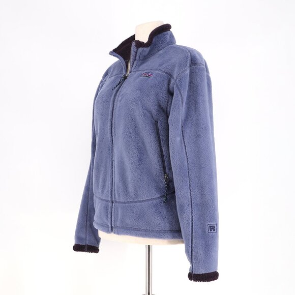 PATAGONIA VINTAGE Women's R4 Fleece Zip-Up Polartec Jacket Blue Heather Size L - Picture 2 of 12
